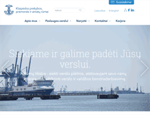 Tablet Screenshot of kcci.lt