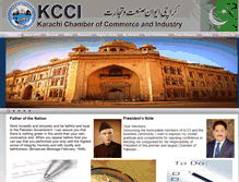 Tablet Screenshot of kcci.com.pk